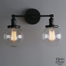 Applique murale double industrielle