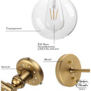 Applique murale double industrielle