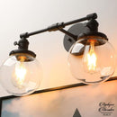 Applique murale double industrielle