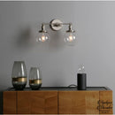 Applique murale double industrielle