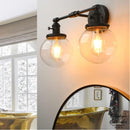 Applique murale double industrielle