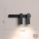 Applique murale double orientable