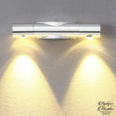 Applique murale éclairage haut bas