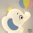 Applique murale elephant