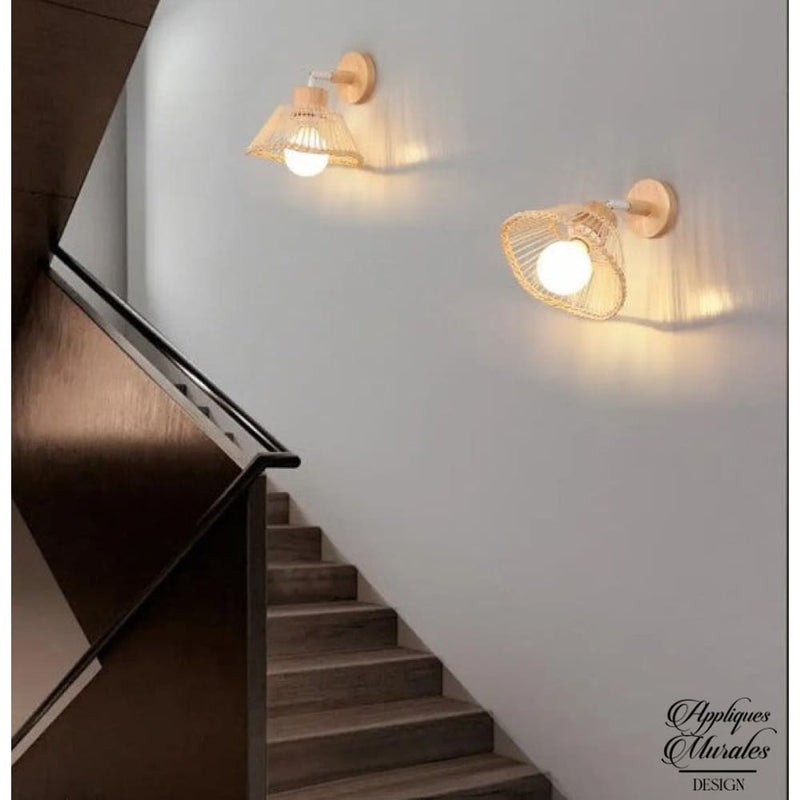 Applique murale en bambou