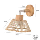 Applique murale en bambou