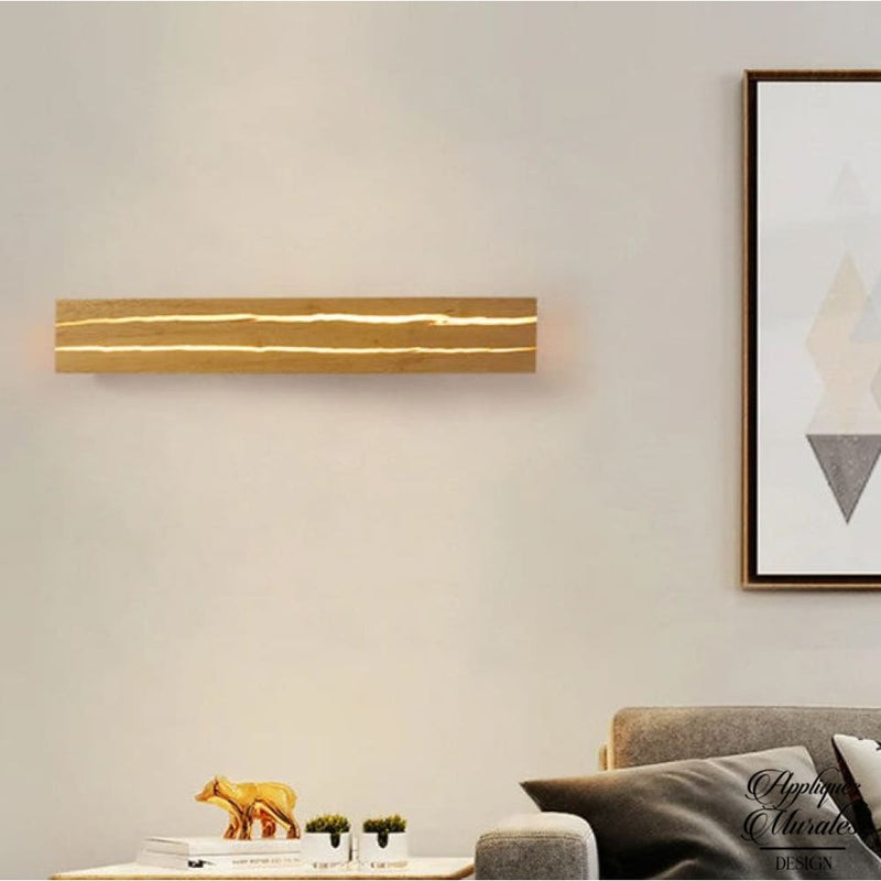 Applique murale en bois naturel