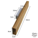 Applique murale en bois naturel