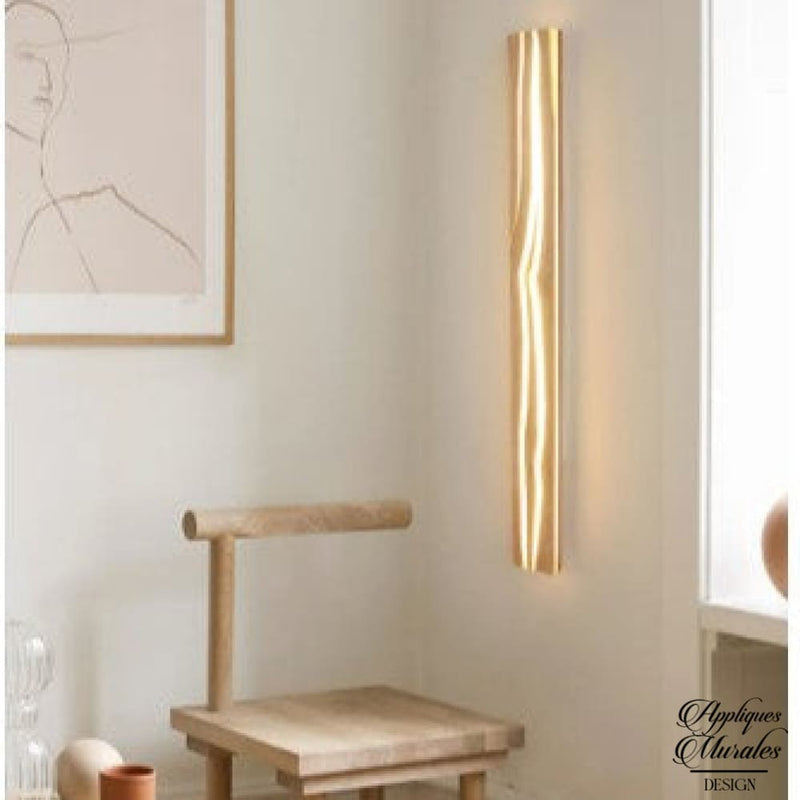 Applique murale en bois naturel