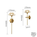 Applique murale en forme de fleur