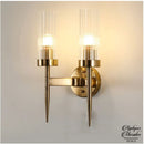 Applique murale en laiton