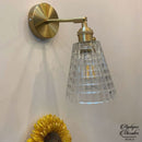 Applique murale en verre