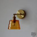 Applique murale en verre coloré