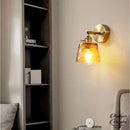 Applique murale en verre coloré