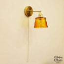 Applique murale en verre coloré