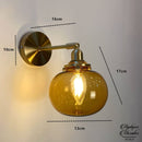 Applique murale en verre vintage