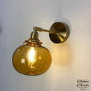 Applique murale en verre vintage