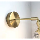 Applique murale en verre vintage