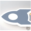 Applique murale enfant fusée