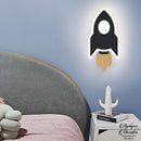 Applique murale enfant fusée