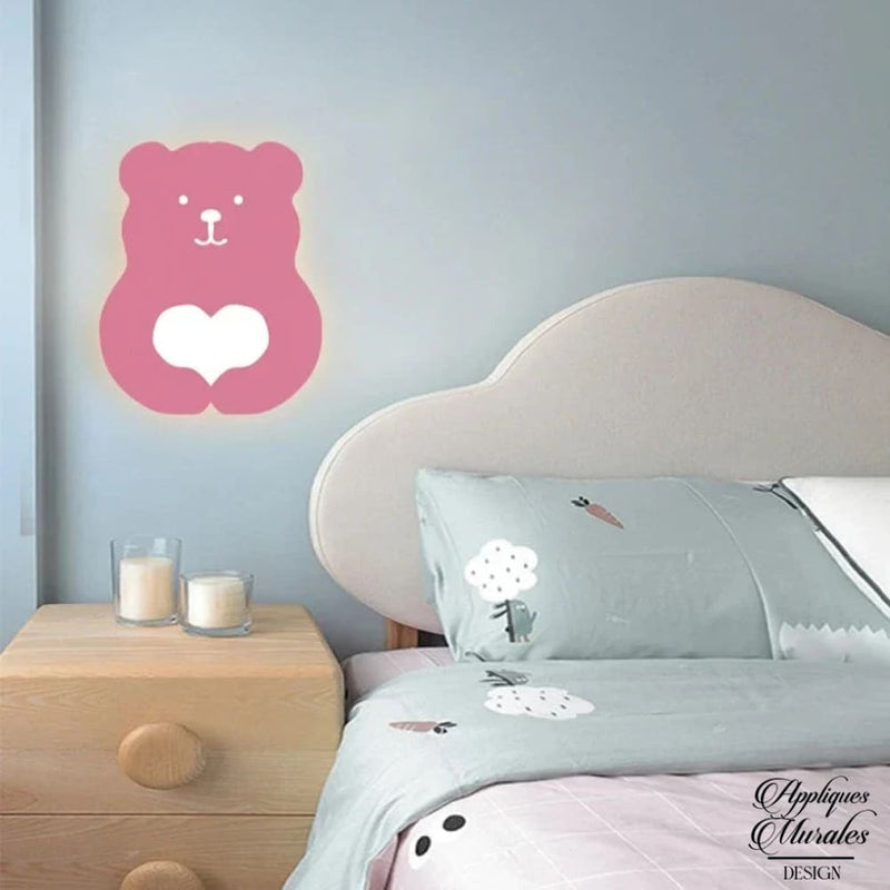 Applique murale enfant ours