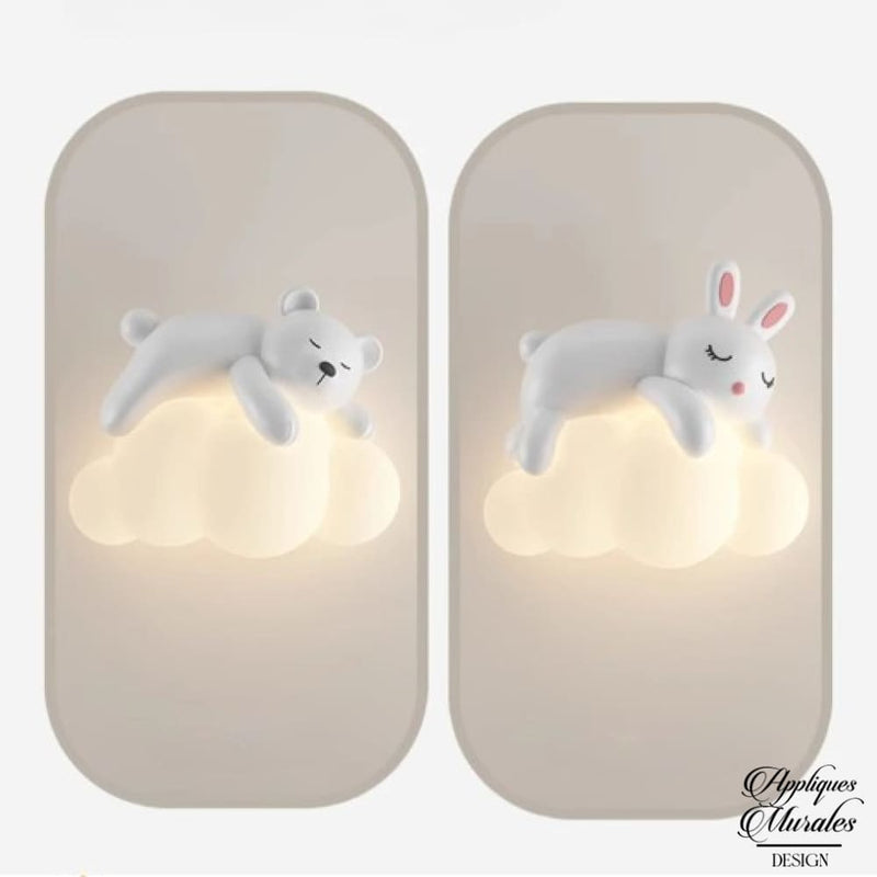 Applique murale enfant ours