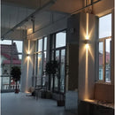 Applique murale exterieur double faisceau