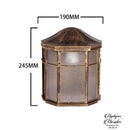 Applique murale exterieur lanterne