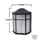 Applique murale exterieur lanterne