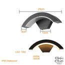 Applique murale exterieure a detection