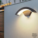 Applique murale exterieure a detection