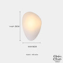 Applique murale forme galet