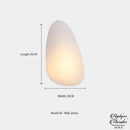 Applique murale forme galet