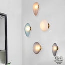 Applique murale forme galet