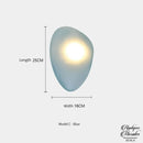 Applique murale forme galet