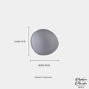 Applique murale forme galet