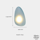 Applique murale forme galet