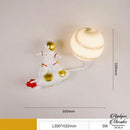 Applique murale fusée