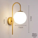 Applique murale globe