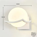 Applique murale globe verre