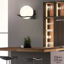 Applique murale globe verre
