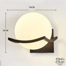 Applique murale globe verre