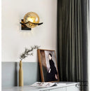 Applique murale globe verre