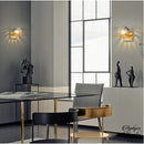 Applique murale globe verre