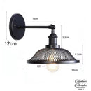 Applique murale grillage