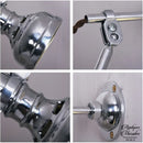 Applique murale industrielle articulée