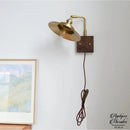 Applique murale industrielle avec interrupteur