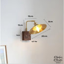 Applique murale industrielle avec interrupteur