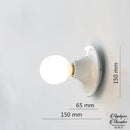 Applique murale interieur led effet moderne