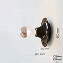 Applique murale interieur led effet moderne